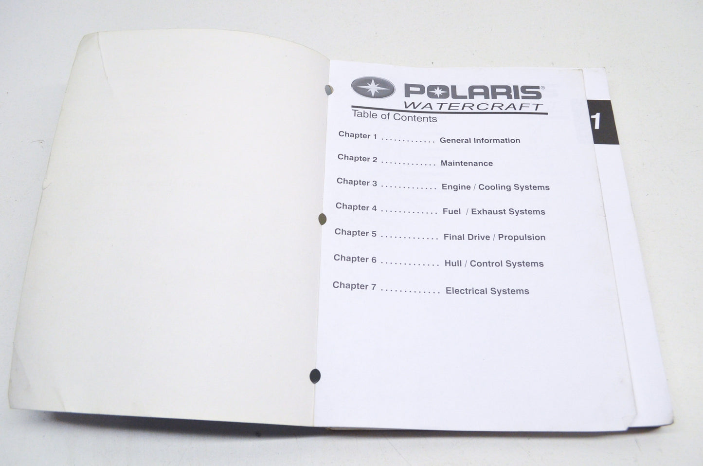 OEM Polaris 9919061 Service Manual 04 Pwc Two-Stroke