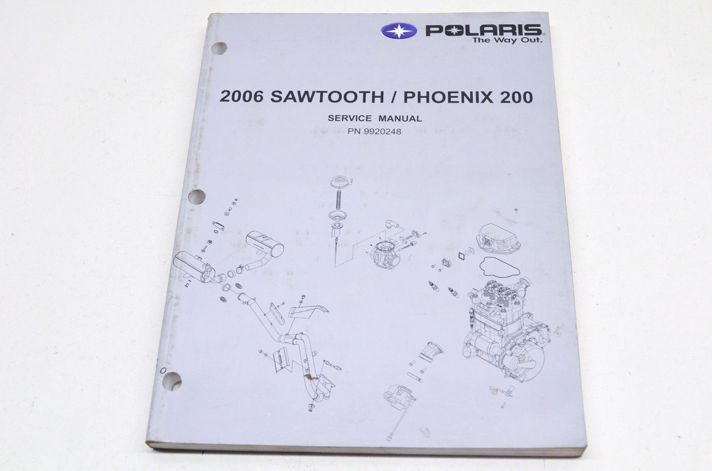OEM Polaris 9920248 Service Manual 06 Sawtooth 200
