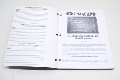 OEM Polaris 9920248 Service Manual 06 Sawtooth 200
