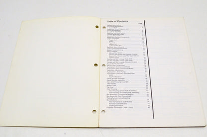 OEM Mercury 20/25, 25 Seapro, 25 Marathon Service Manual
