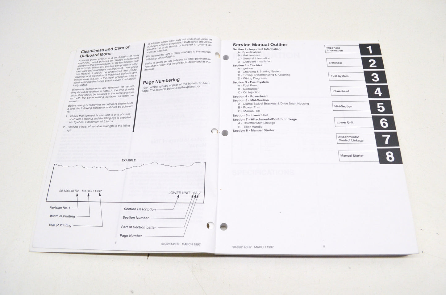OEM Mercury 90-826148R2 30 40 (2 Cylinder) Service Manual