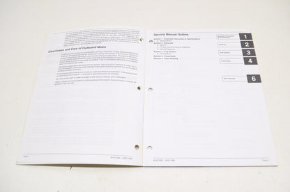 OEM Mercury 90-877569 Model 135, 150, 175, 200 Service Manual Supplement