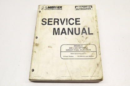 OEM Mercury 200/225 Optimax Direct Fuel Injection Service Manual
