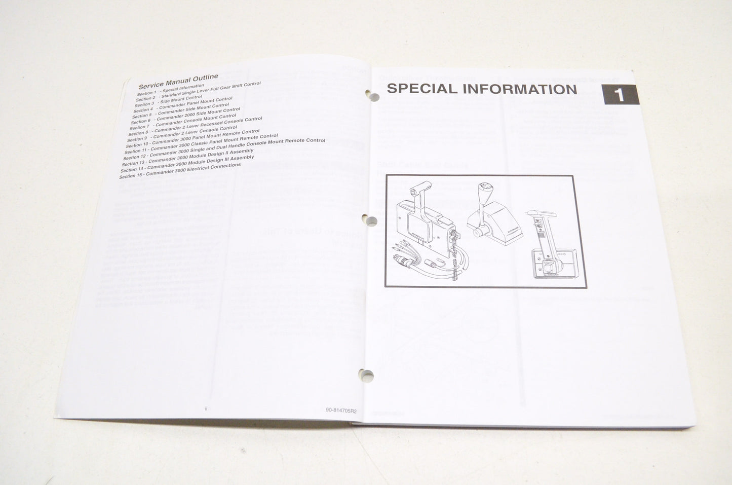 OEM Mercury 90-814705R2 Remote Controls Service Manual NOS