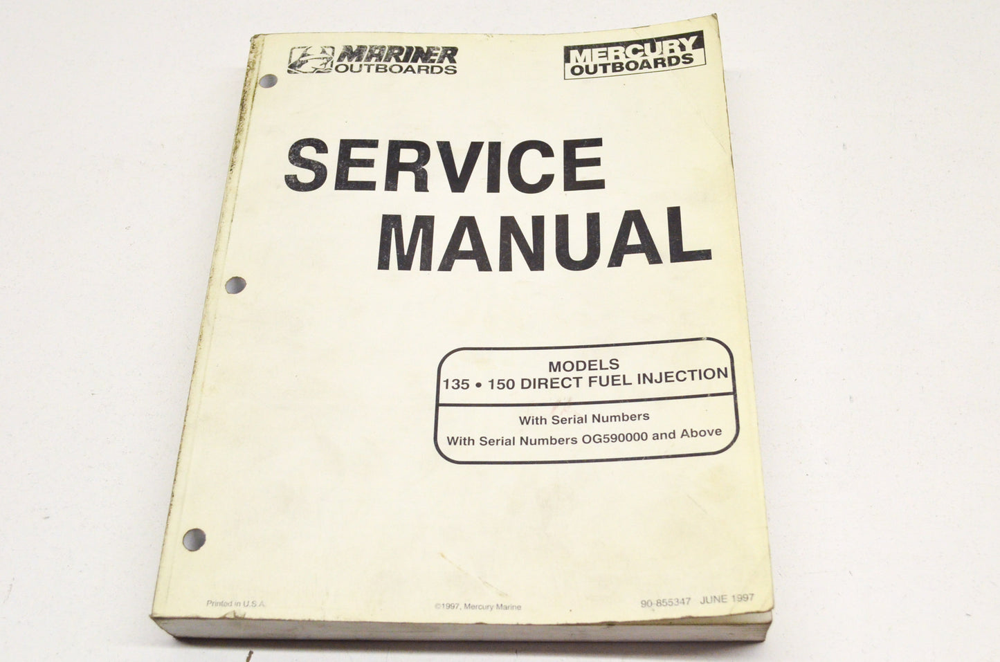 OEM Mercury 135/150 Direct Fuel Injection Service Manual