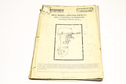 OEM Mercury 90-826883 20/25, 25 Seapro, 25 Marathon Service Manual