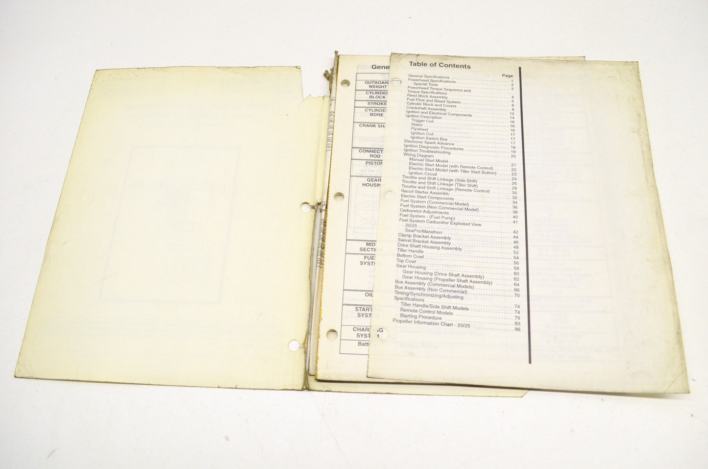 OEM Mercury 90-826883 20/25, 25 Seapro, 25 Marathon Service Manual