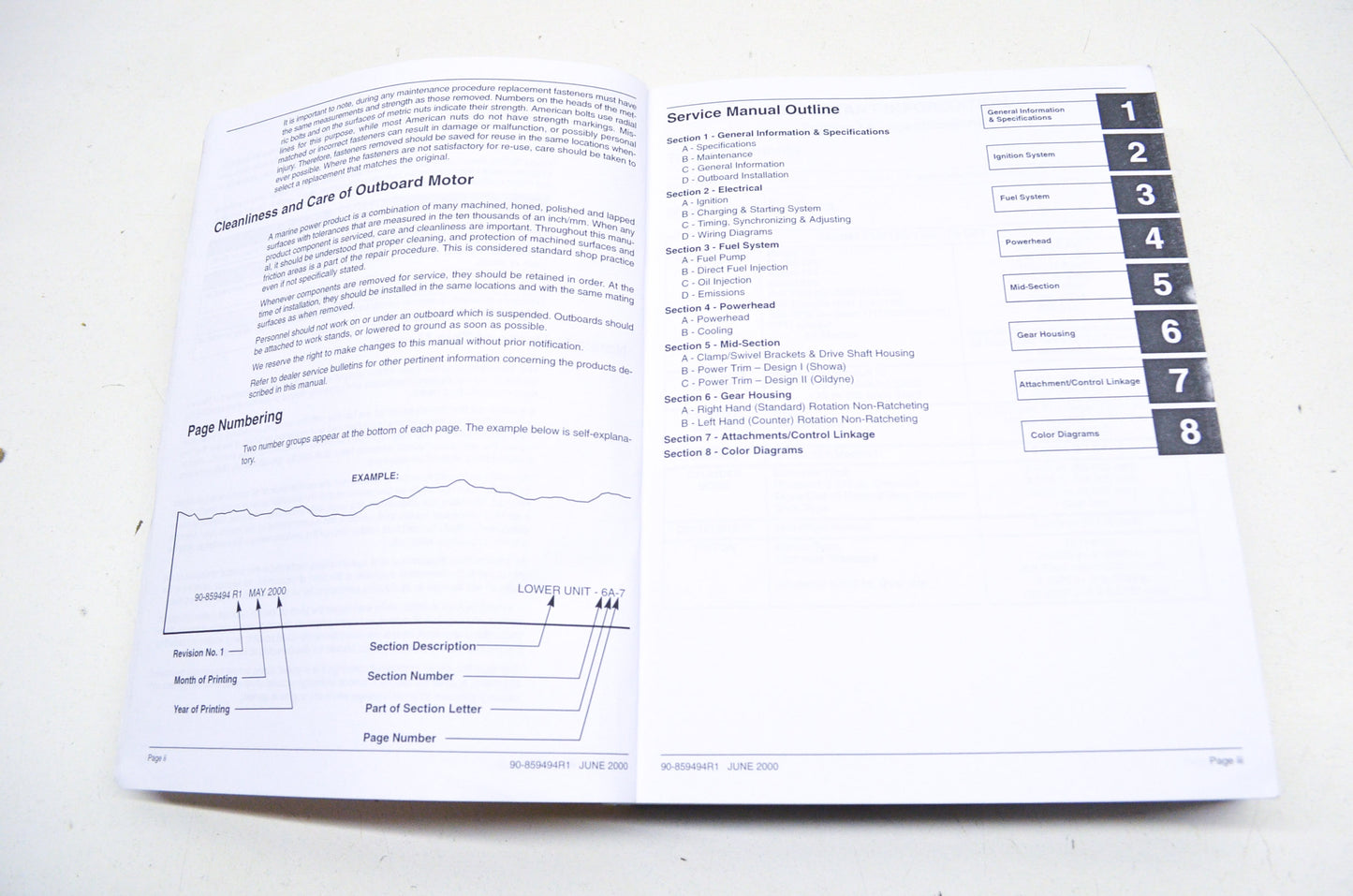 New OEM Mercury Engine Specifications Maintenance & Repair Procedures Service Ma