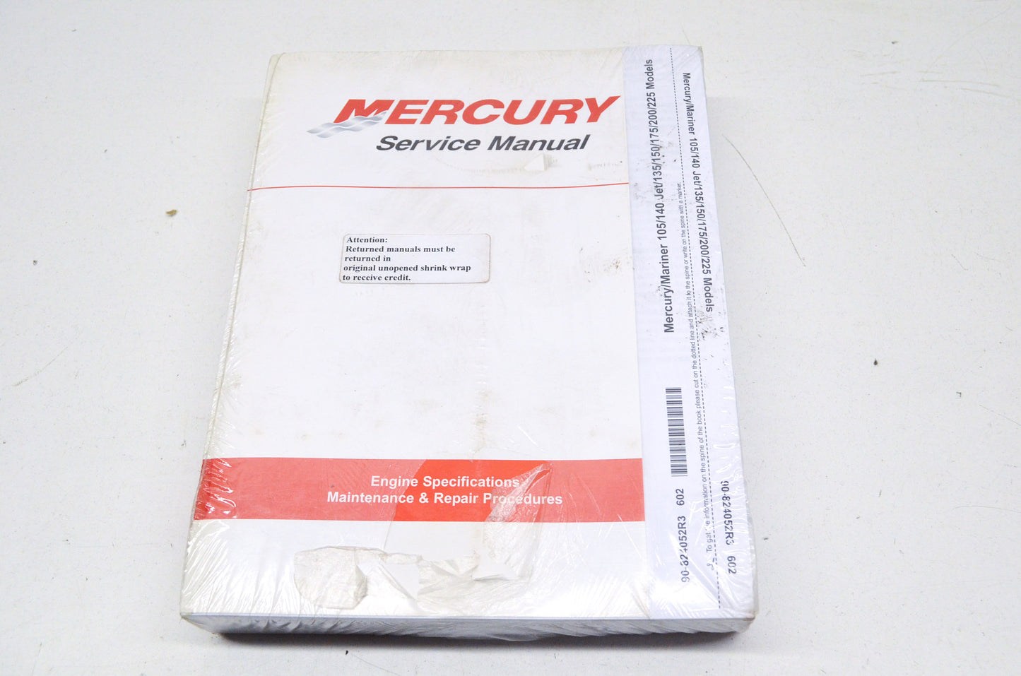 Engine Specifications Maintenance & Repair Procedures Service Manual NOS