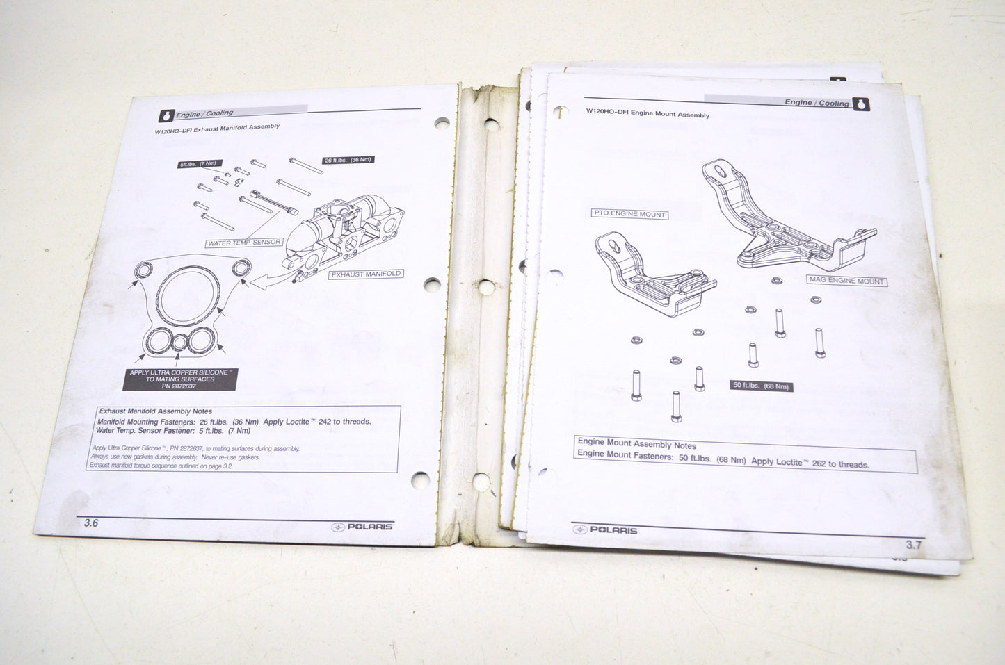 OEM Polaris 9918121 2003 MSX 140 Service Manual