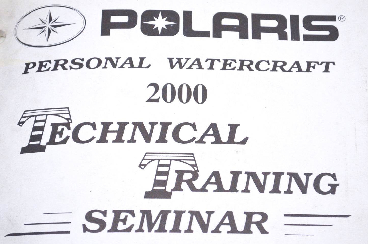 OEM Polaris DJ014-10 Personal Watercraft 2000 Technical Training Seminar Manual