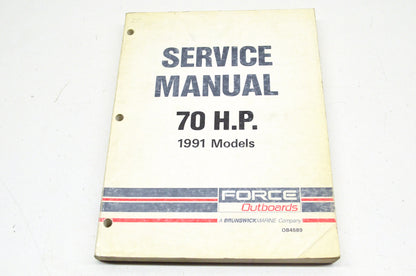 Force Outboards 70 HP 1991 Models Service Manual