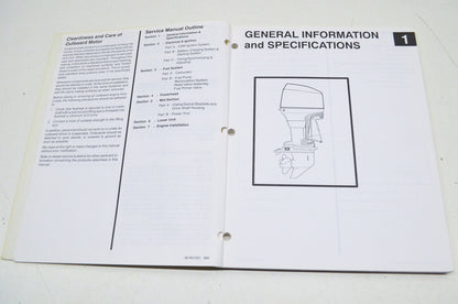 Force Outboards 90-831251R2 75 HP 1996 thru 1998 Service Manual NOS