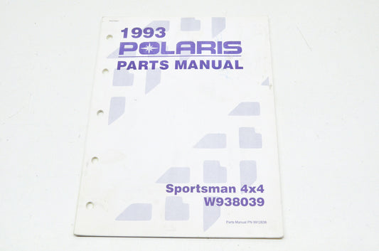 OEM Polaris 1993 Sportsman 4X4 Parts Manual