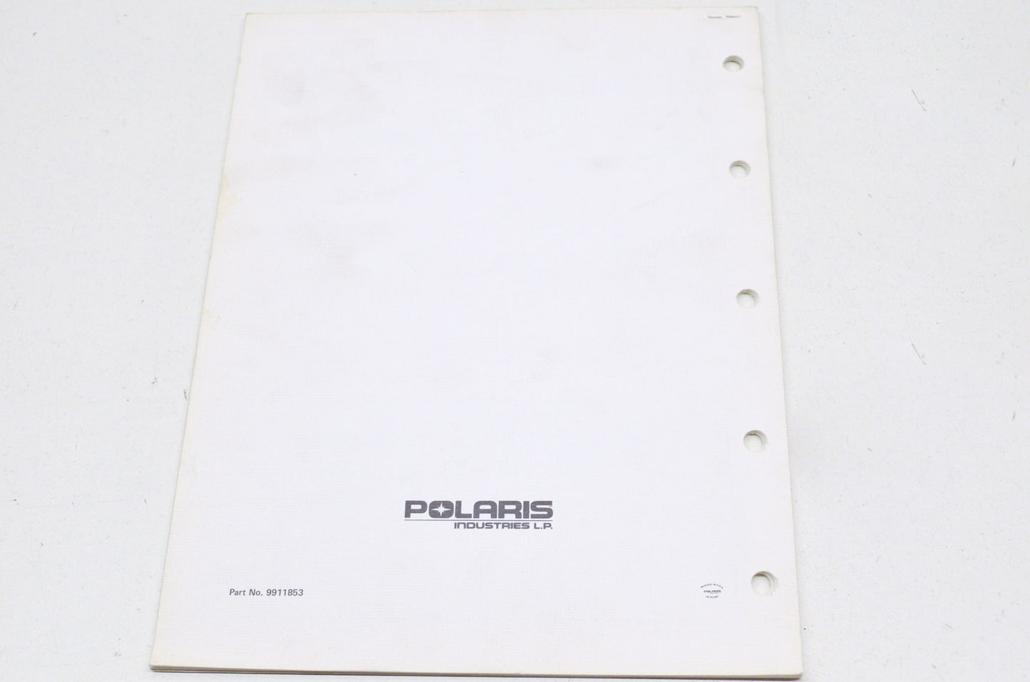OEM Polaris 1989-1990 2X4 350L Parts Manual