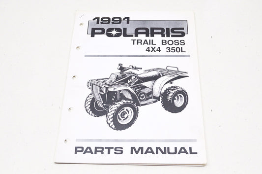 New OEM Polaris 1991 Tail Boss 4X4 350L Parts Manual NOS