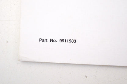New OEM Polaris 1991 Tail Boss 4X4 350L Parts Manual NOS