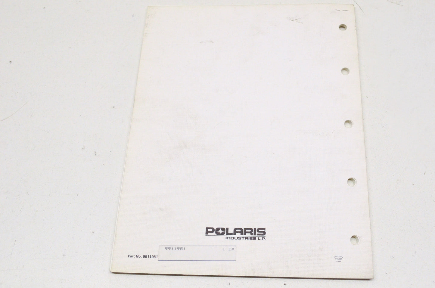 OEM Polaris 9911981 1991 Big Boss 6X6 Parts Manual