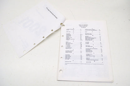 OEM Polaris 2001 Ranger Parts Manual