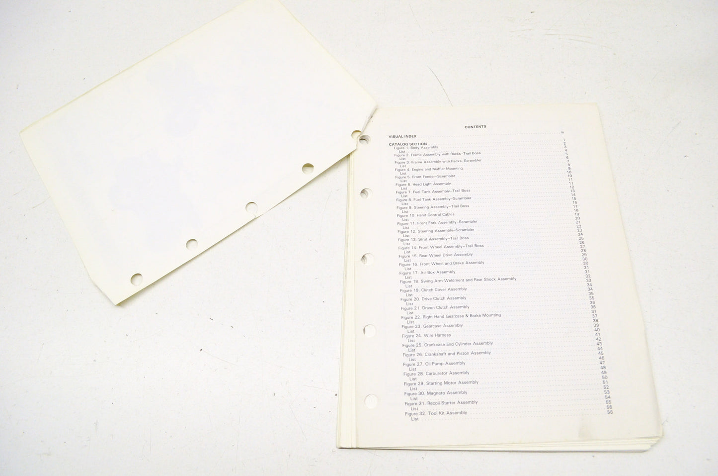 OEM Polaris 1986 ATV Parts Manual
