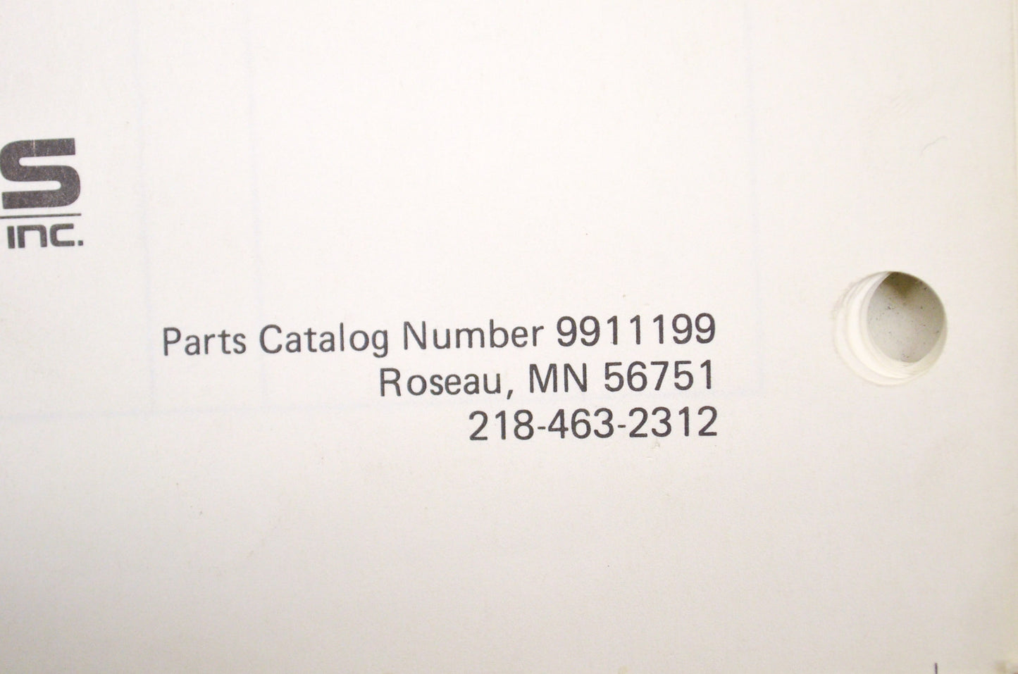 OEM Polaris 1986 ATV Parts Manual