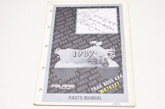 OEM Polaris 9911475 1987 Trail Boss 4X4 Parts Manual