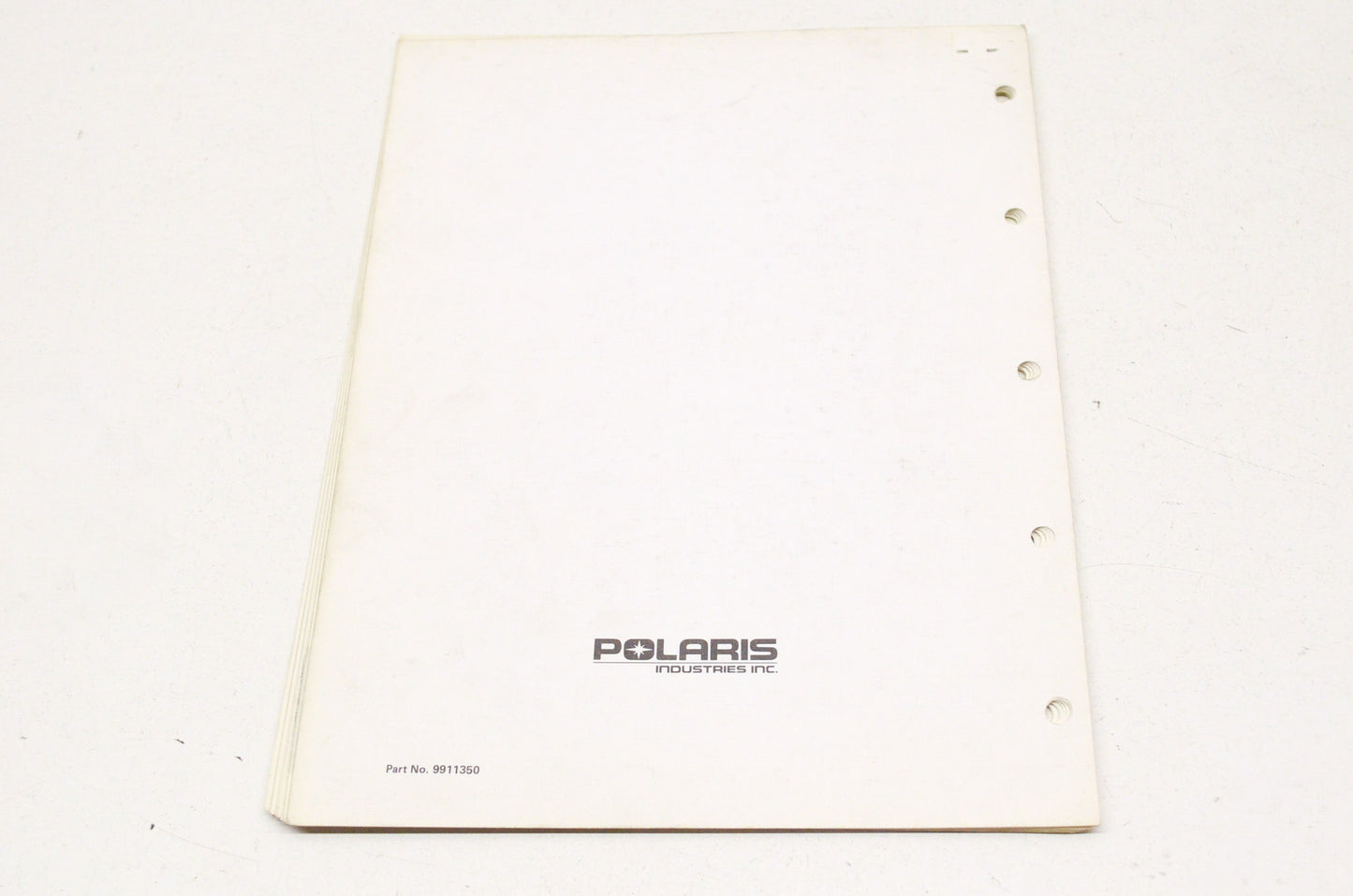 OEM Polaris 1987 Cyclone Parts Manual