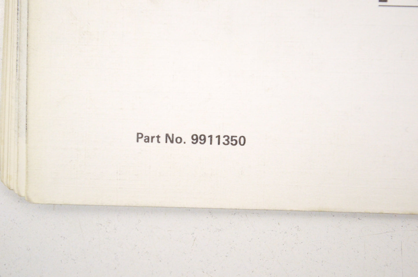 OEM Polaris 1987 Cyclone Parts Manual