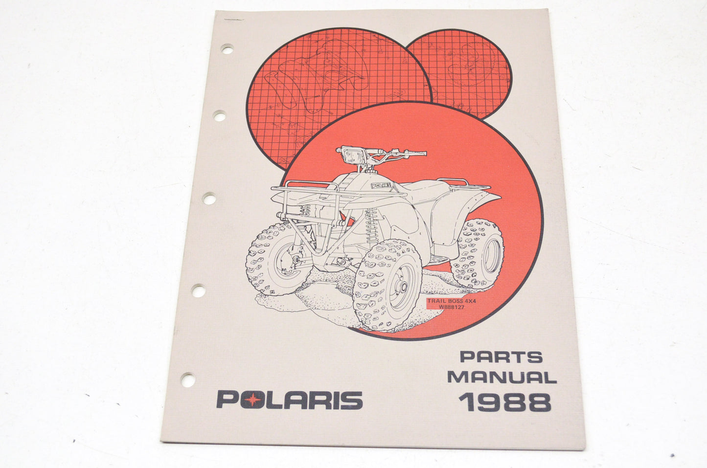 OEM Polaris 9911476 1988 Trail Boss Parts Manual NOS