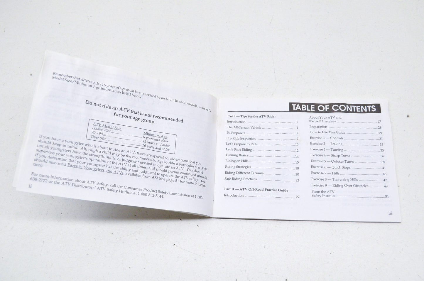 OEM Honda 51ATV600 Tips & Practice Guide For The ATV Rider NOS