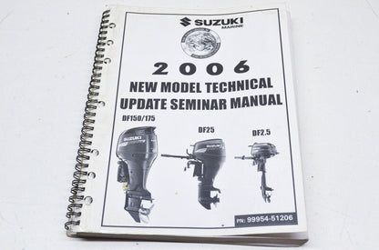 OEM Suzuki 99954-51206 2006 Model Technical Update Seminar Manual