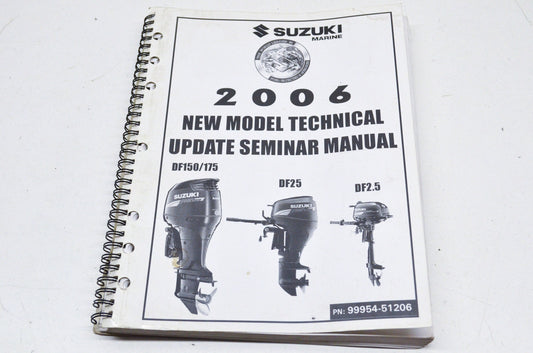 OEM Suzuki 99954-51206 2006 Model Technical Update Seminar Manual