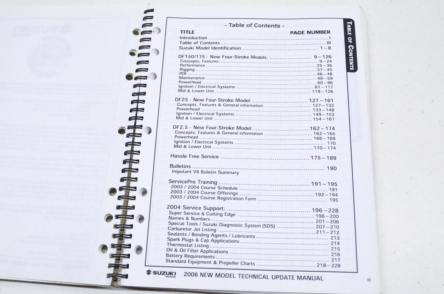 OEM Suzuki 99954-51206 2006 Model Technical Update Seminar Manual