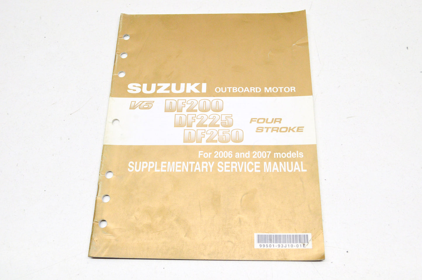 OEM Suzuki 99501-93J10-01E Supplementary Service Manual