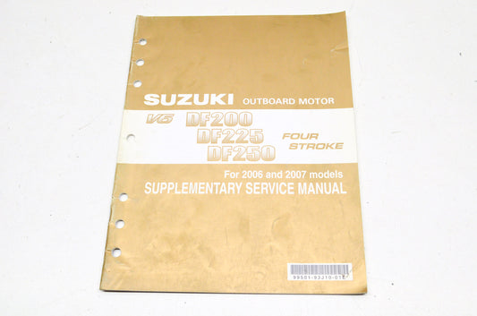 OEM Suzuki 99501-93J10-01E Supplementary Service Manual
