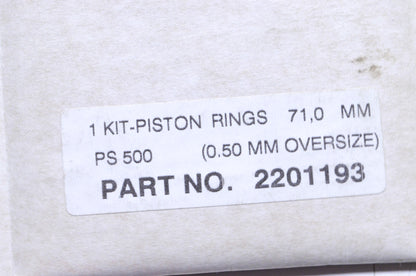 OEM Polaris 2201193 Piston Ring Kit 71,0MM NOS