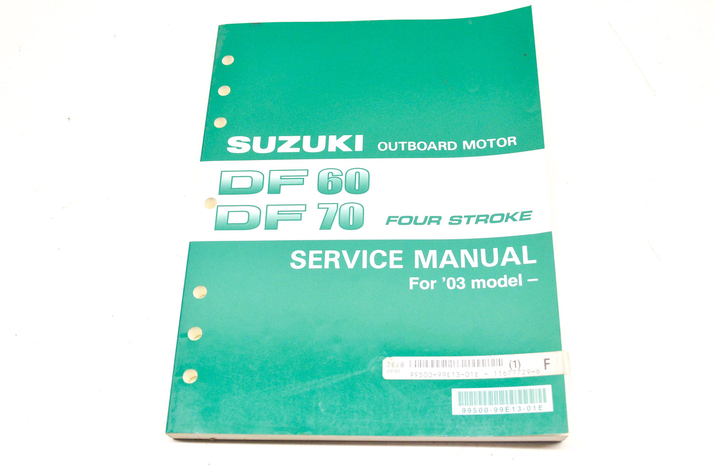 New OEM Suzuki DF60 DF70 Four Stroke 2003 Service Manual NOS