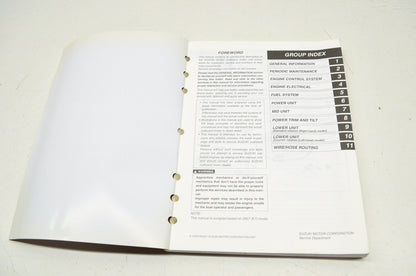 New OEM Suzuki DF300 Four Stroke Outboard Motor Service Manual NOS