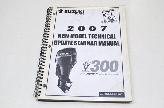 OEM Suzuki 99954-51207 2007 Model Technical Update Seminar Manual