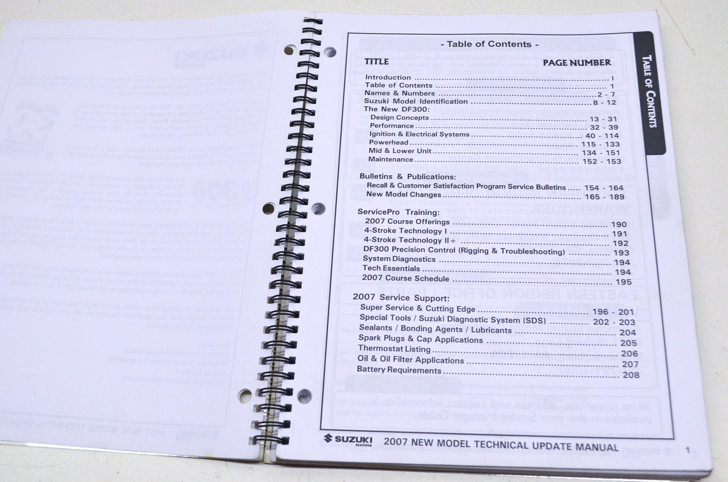 OEM Suzuki 99954-51207 2007 Model Technical Update Seminar Manual