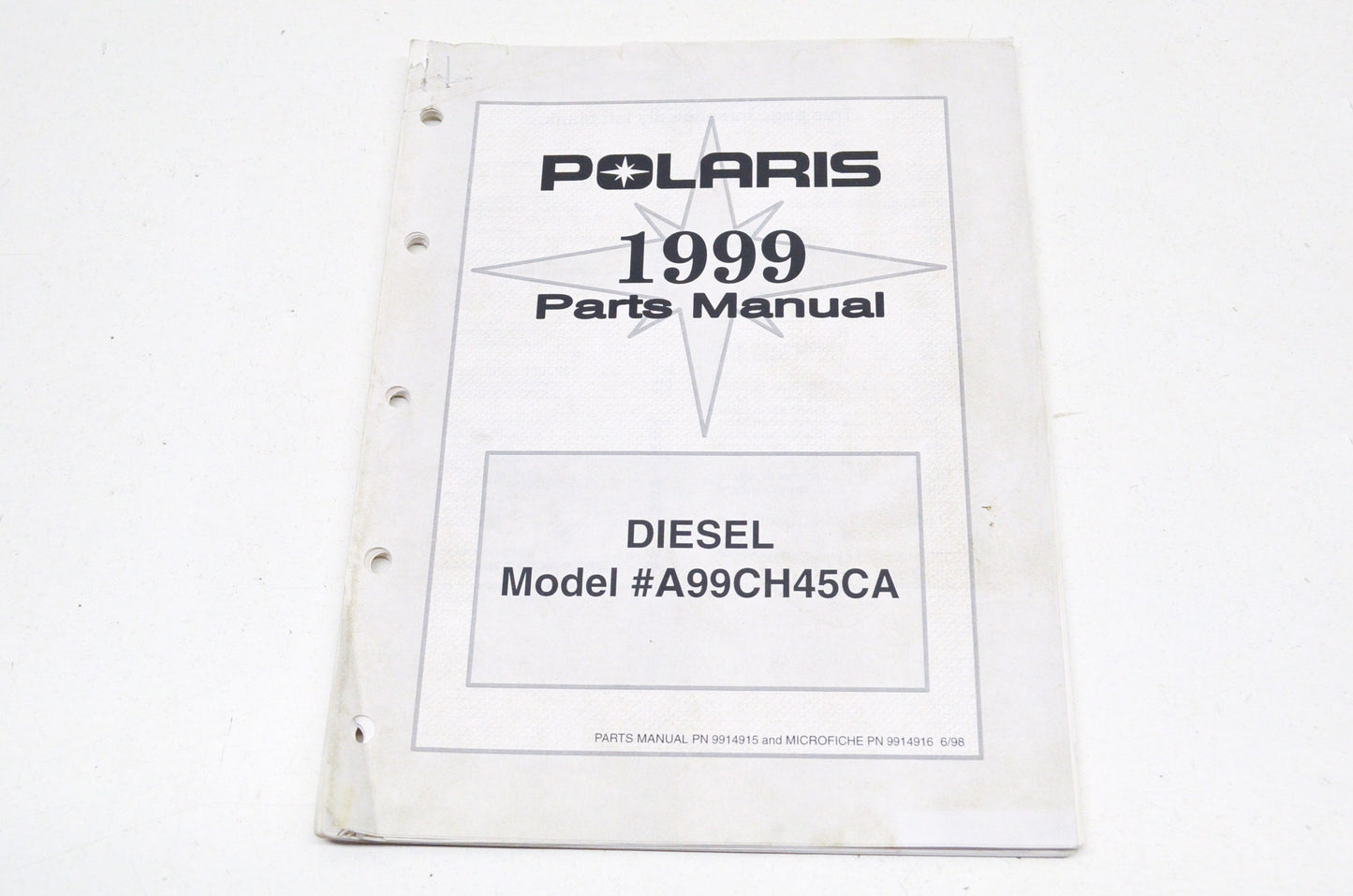 OEM Polaris 1999 Diesel Parts Manual