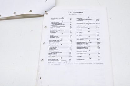 OEM Polaris 1999 Diesel Parts Manual