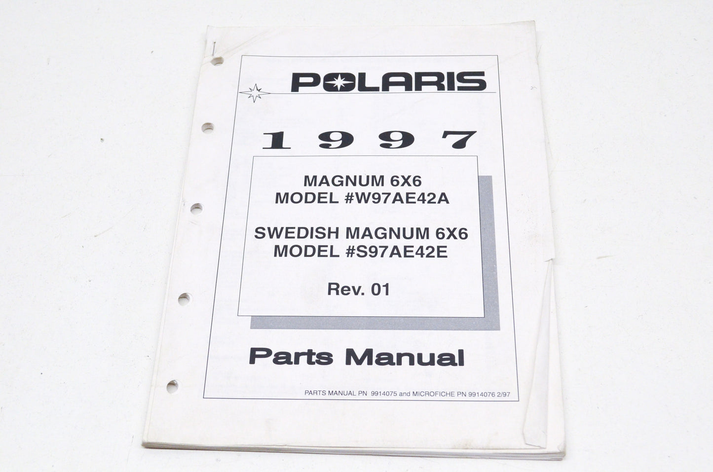OEM Polaris 9914075 1997 Magnum 6X6 Parts Manual