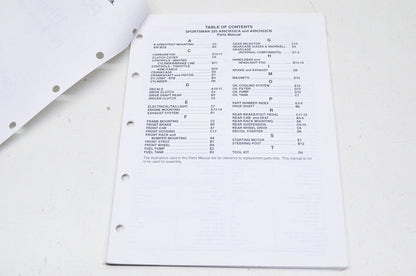 OEM Polaris 1999 Sportsman 335 Parts Manual