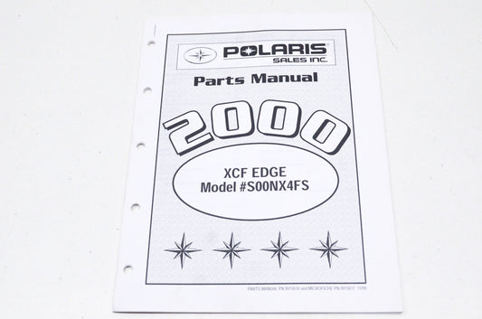 OEM Polaris 9915616 2000 XCF Edge Parts Manual NOS