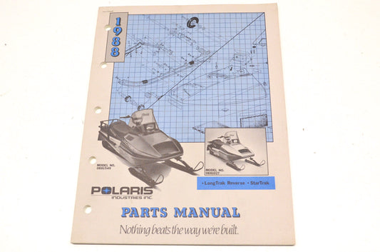 OEM Polaris 9911414 1988 LongTrak Reverse, StarTrak Parts Manual NOS