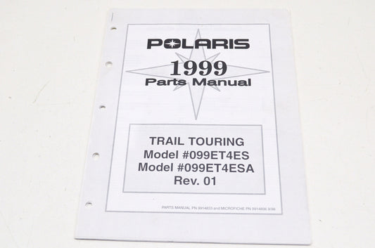 OEM Polaris 9914833 1999 Trail Touring Parts Manual NOS