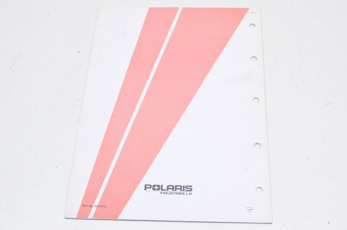 OEM Polaris 9911713 1990 Indy SuperTrak Parts Manual NOS