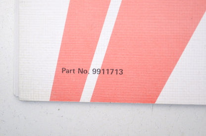 OEM Polaris 9911713 1990 Indy SuperTrak Parts Manual NOS