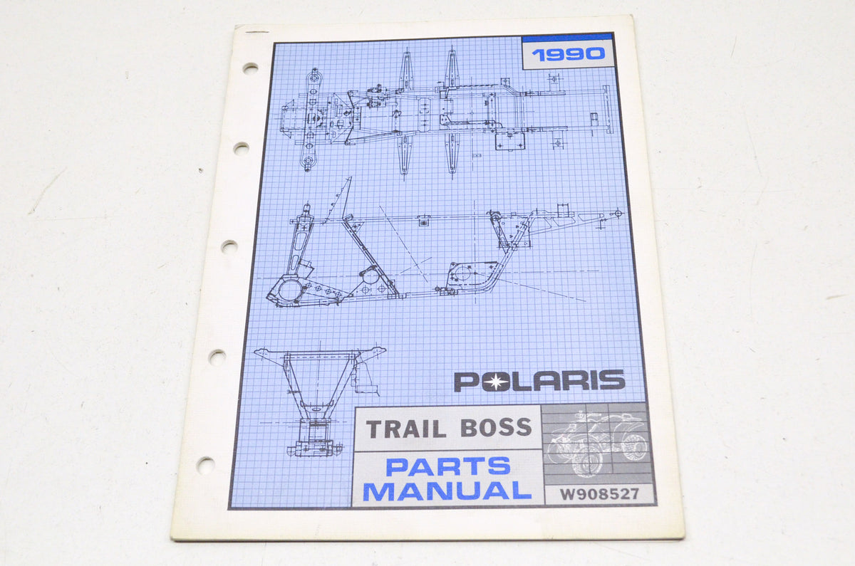 OEM Polaris 9911771 1990 Trail Boss Parts Manual NOS